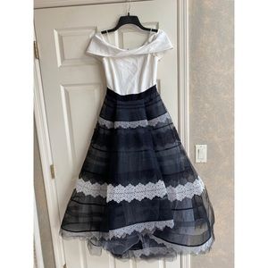 Sachin & Babi High Low black/white evening gown